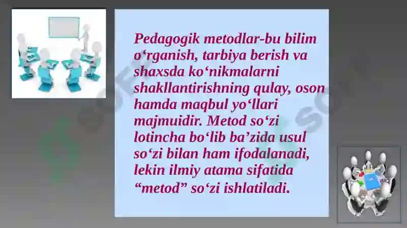 Ta’lim Metodlari va Vositalari 6