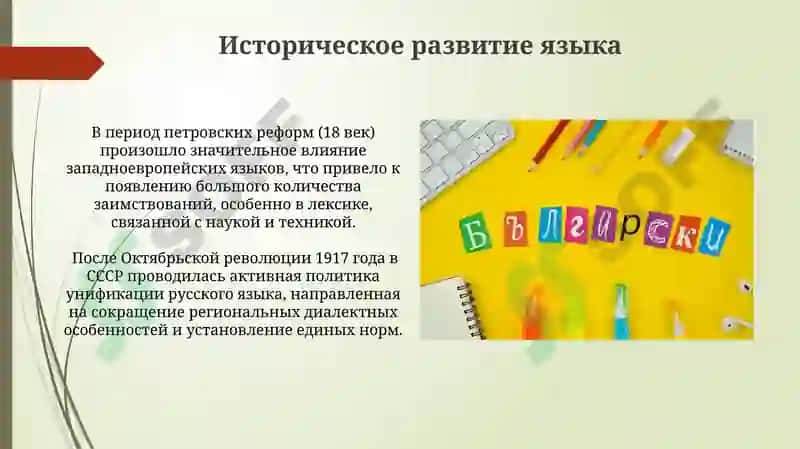 Лексическое богатство русского языка 6