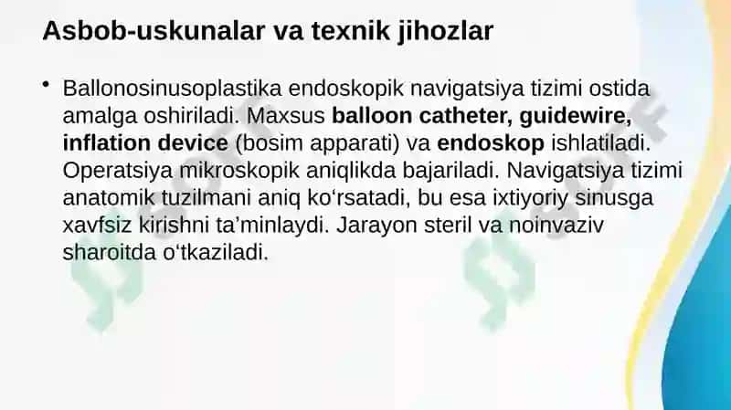 Ballonosinusoplastika 6