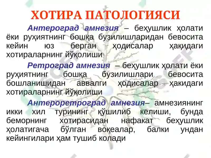 ПСИХИАТРИЯ ВА НАРКОЛОГИЯ КАФЕДРАСИ 6