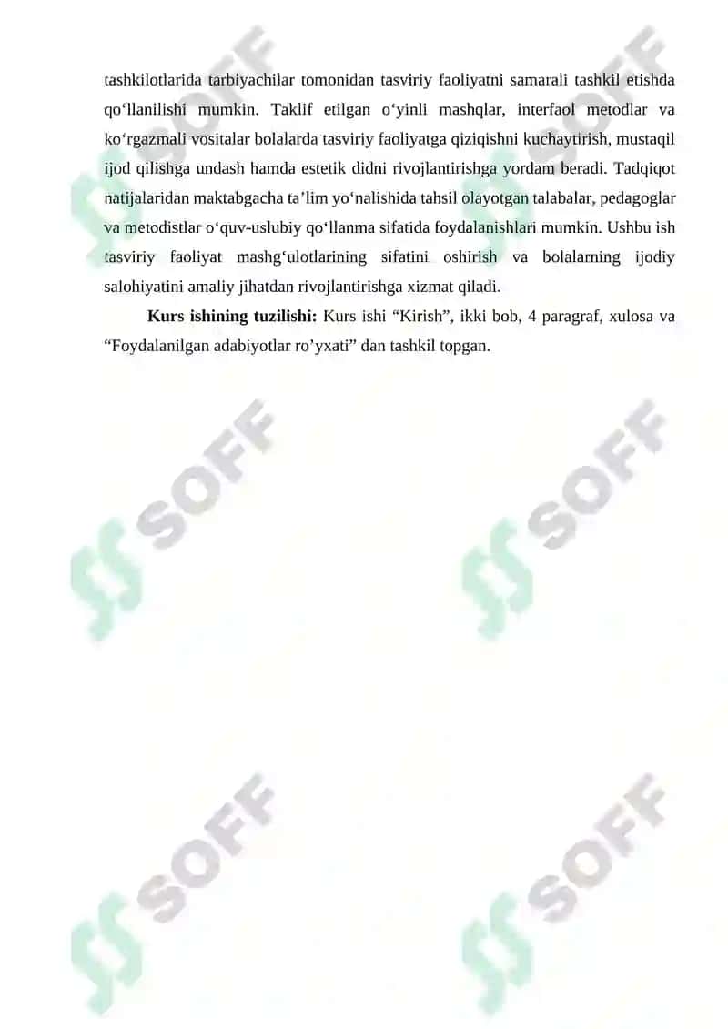 Maktabgacha yoshdagi bolalarda tasviriy faoliyatga bo’lgan qiziqishni shakllantrish yo’llari 6