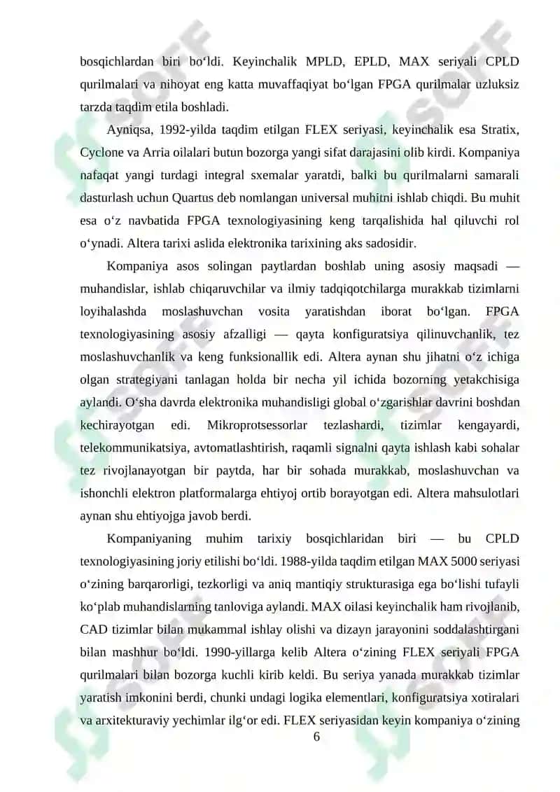 ALTERA DASTURLASH MUHITLARI VA QURILMALARI 6