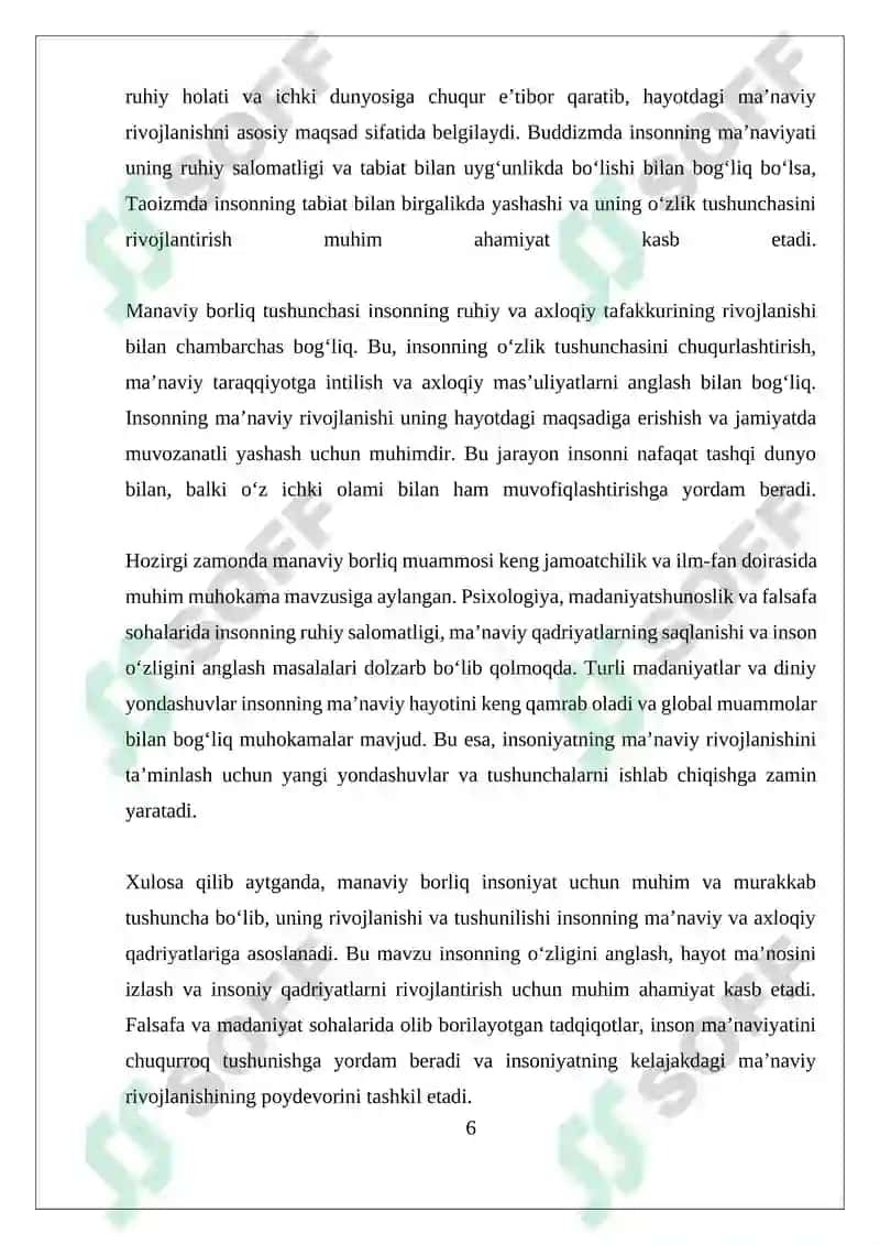 Manaviy Borliq 6