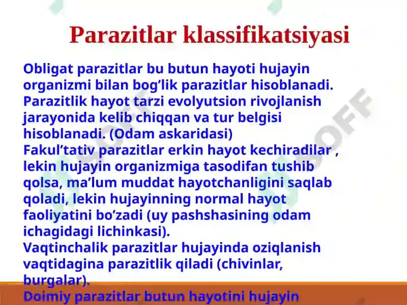Tibbiyparazitologiya.Tibbiyprotozoologiya 6