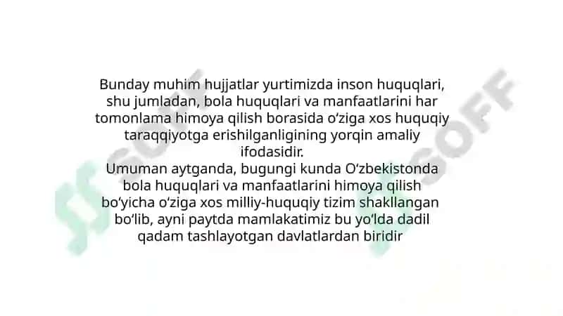 Media muhitda bola huquqlari 6