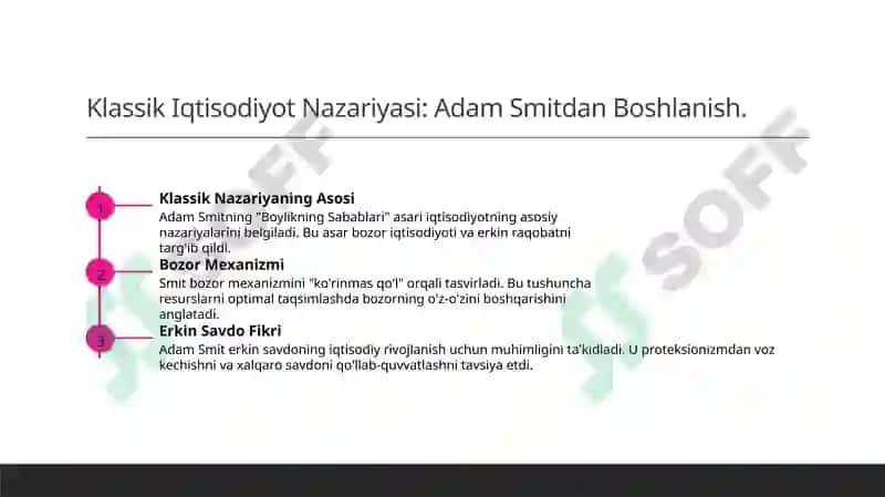 Iqtisodiyot nazariyasi rivojlanishining asosiy bosqichlari 7