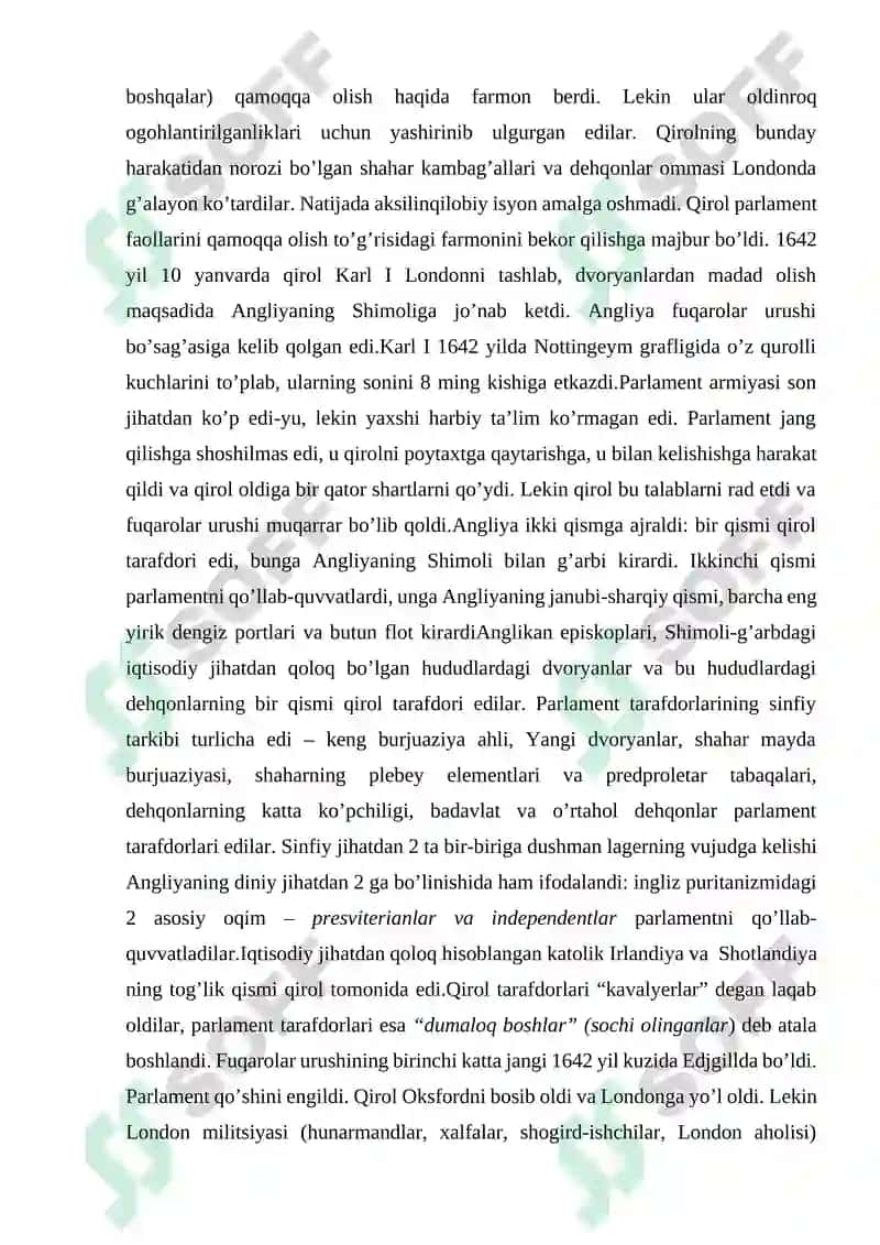 Buyuk Britaniya XVII - XX asr boshida 7