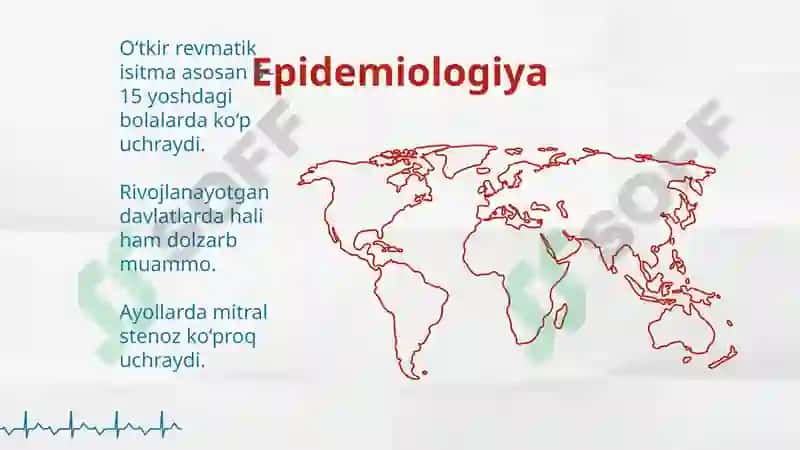 O‘tkir revmatik isitma. Mitral va aortal yurak nuqsonlari 7