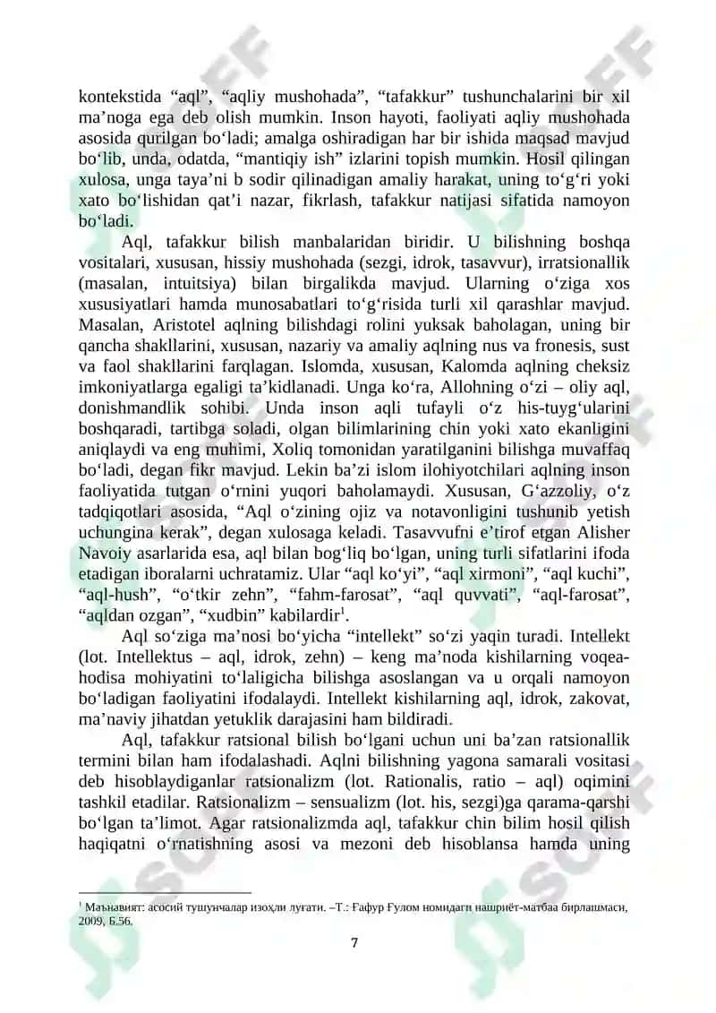 Mantiq tarixi va nazariyasi Darslik 7
