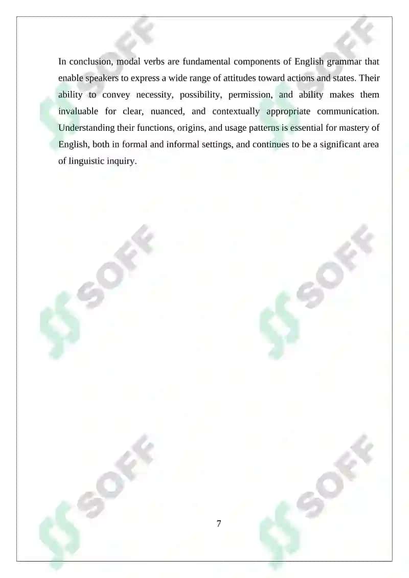 Modal Verbs 7