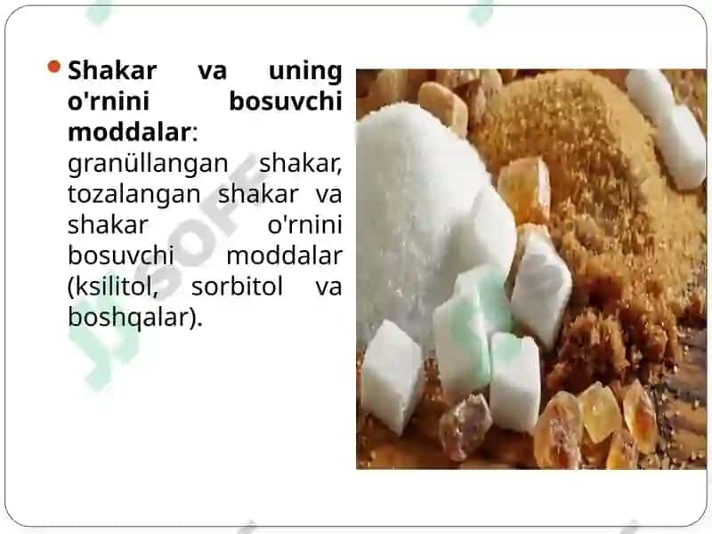 Oziq ovqat xom ashyosi, tasnifi va tovarshunoslik prinsiplari 7