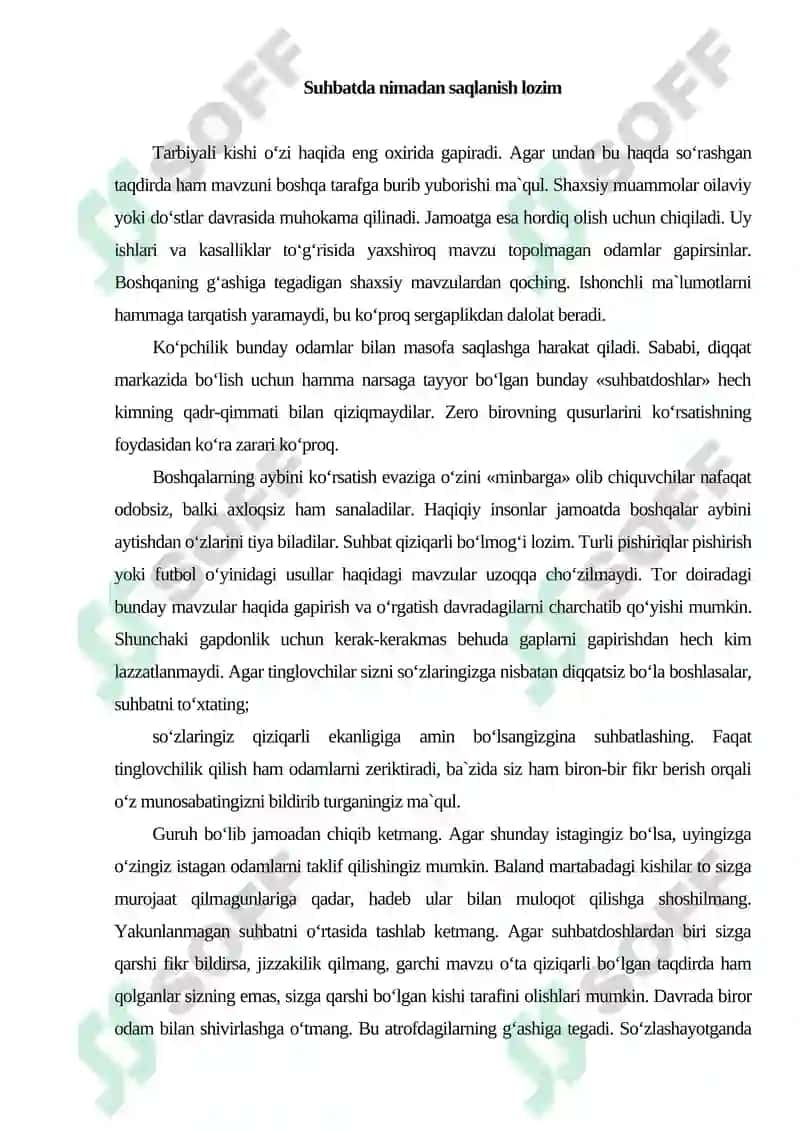 Boshqaruvda muomala madaniyatining asosiy jihatlari 7