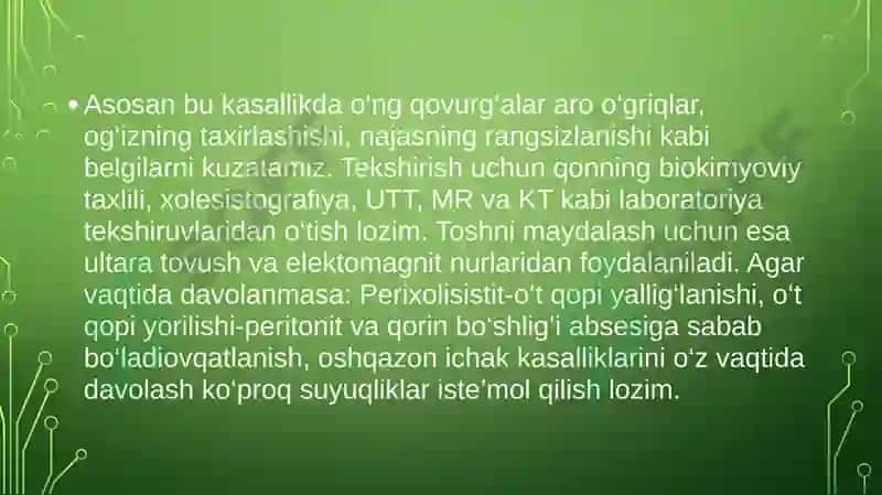 TOSH KASALLIKLARINING KIMYOVIY ASOSLARI 7