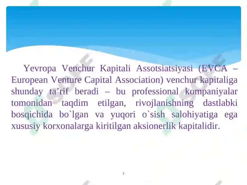 INNOVATSION IQTISODIYOT 7