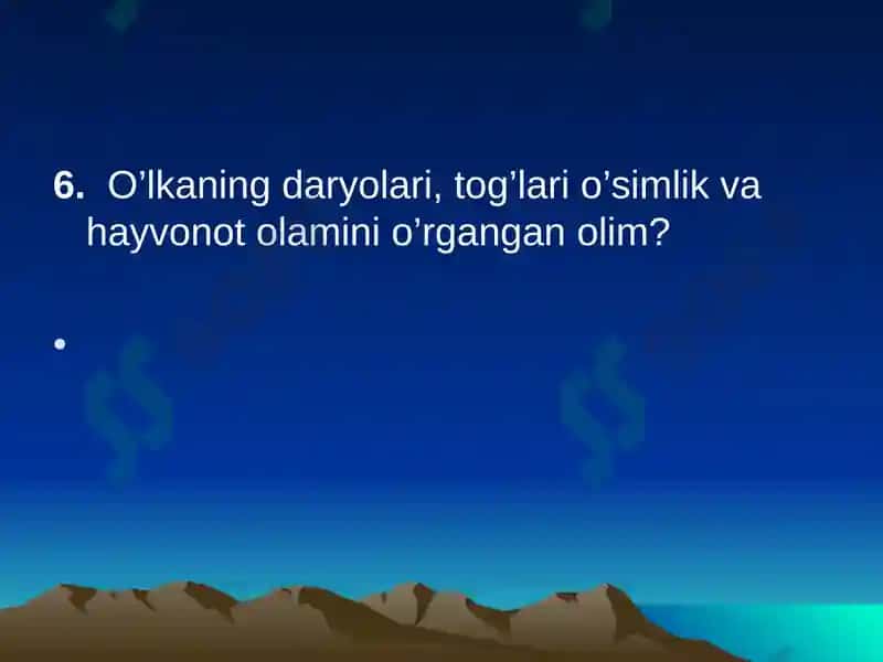 Yevrosiyoning geologik tuzilishi va foydali qazilmalari 7