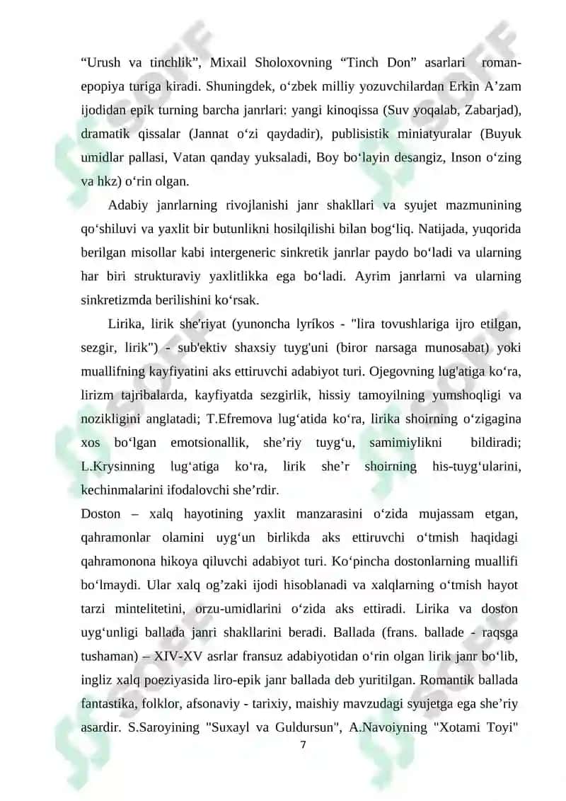 Xalq dostonlarining sinkretik xususiyatlari va baxshichilik maktablari 7
