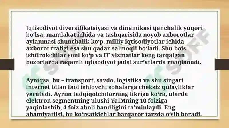 Raqamli iqtisodiyot sharoitida savdo-iqtisodiy faoliyat 7