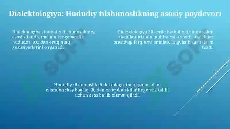Areallingvistikafanimuammolariningtilshunoslikningboshqasohalarbilankesishuvi 7