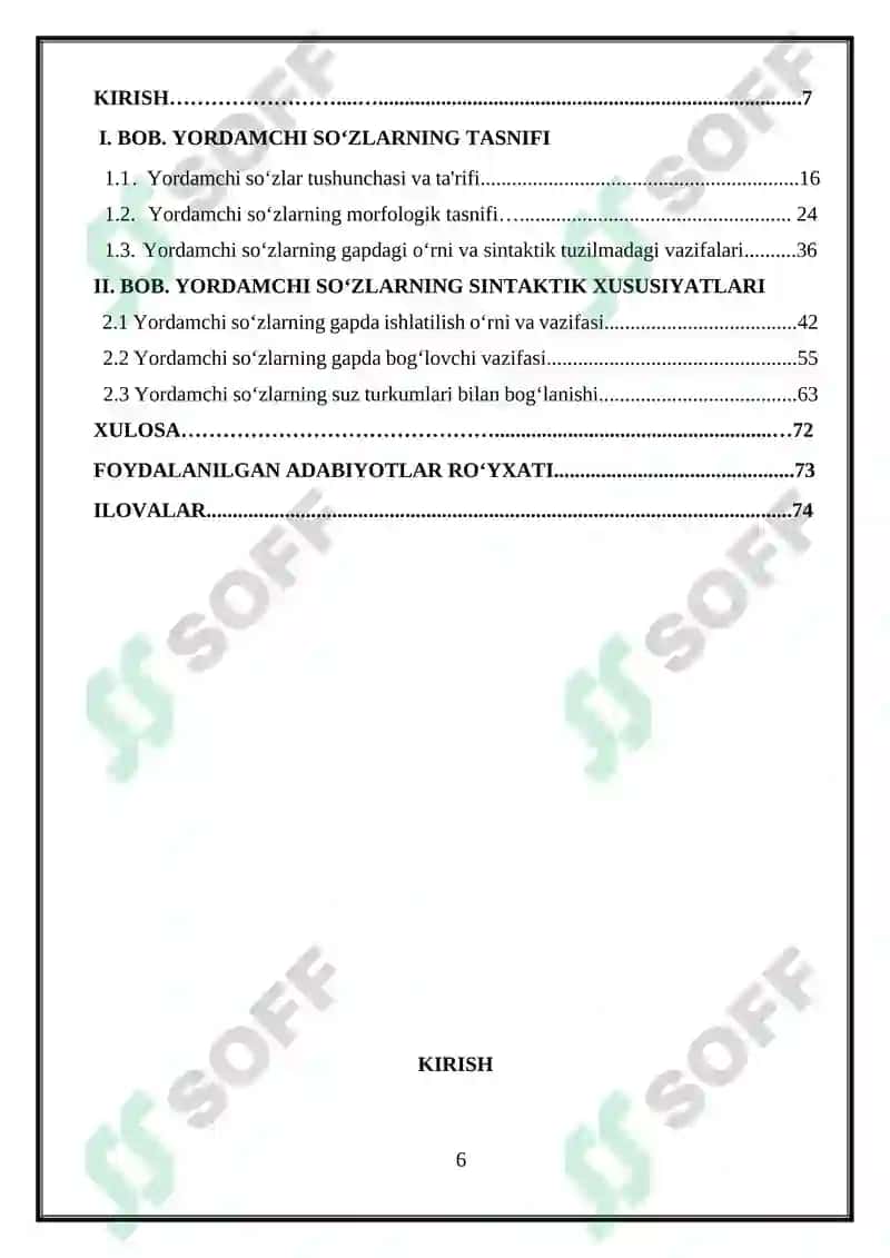 Yordamchi soʻzlarning Grammatik xususiyatlari 7