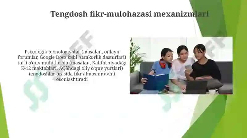 Pedagogik va Psixologik Texnologiyalar 7
