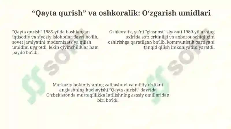 Ozbekiston mustaqillik goyalari tarixiy asoslari va shu yoldagi jarayonlar 7