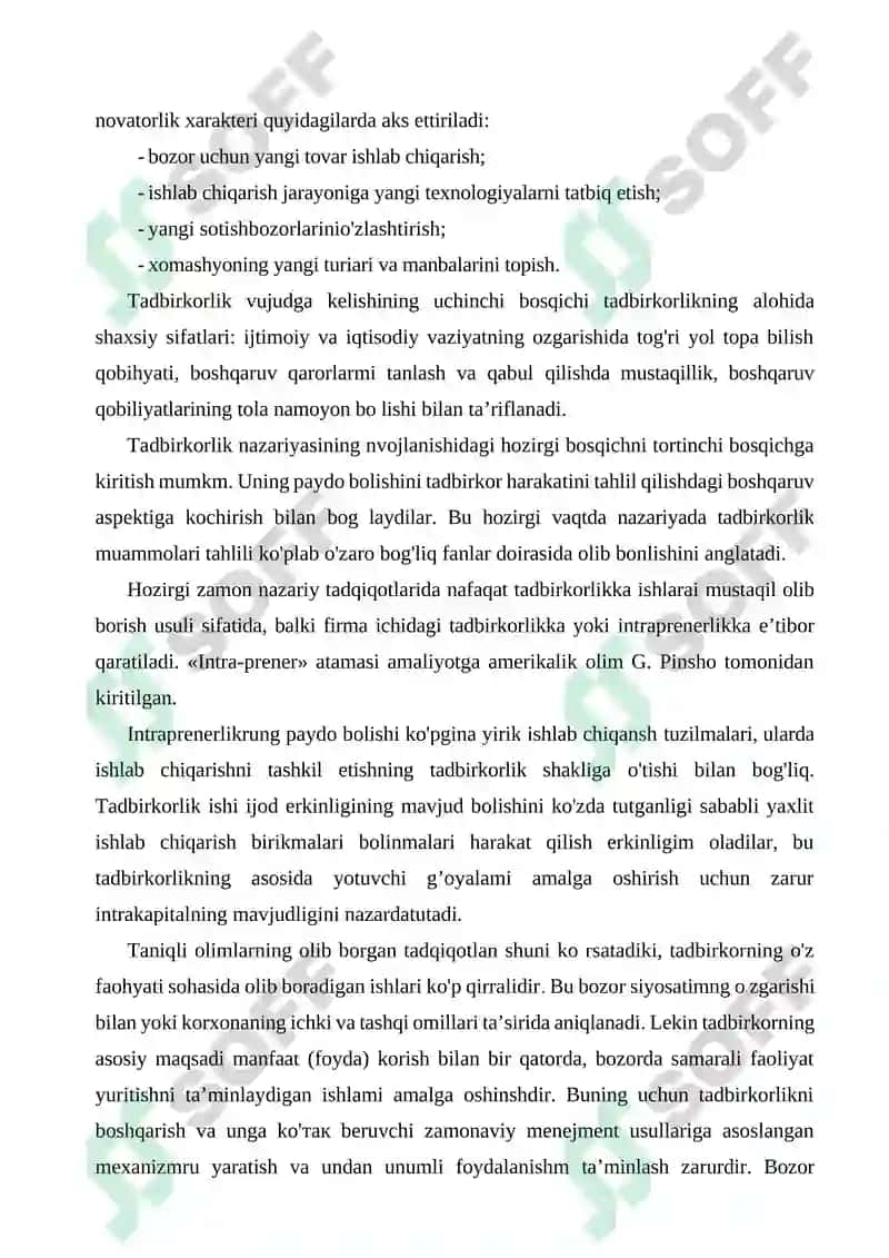 Kichik biznes va tadbirkorlik muhiti va unga ta'sir etuvchi omillar 7