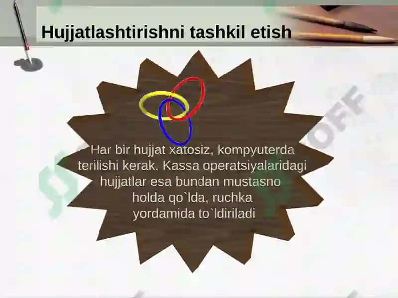 Bank hujjatlari, hujjatlar aylanishi va bank nazorati 7