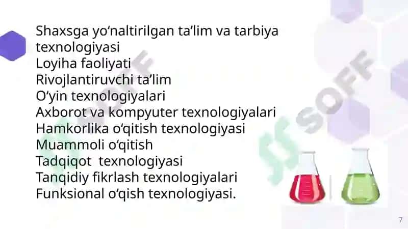Kimyofaninioʻqitish maqsadlari 7