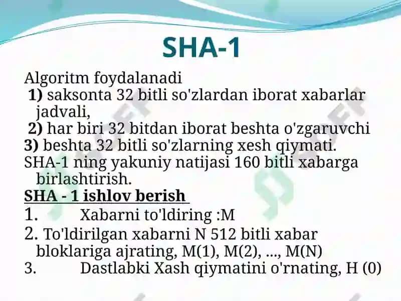 SHA-1xeshfunksiyasi 7