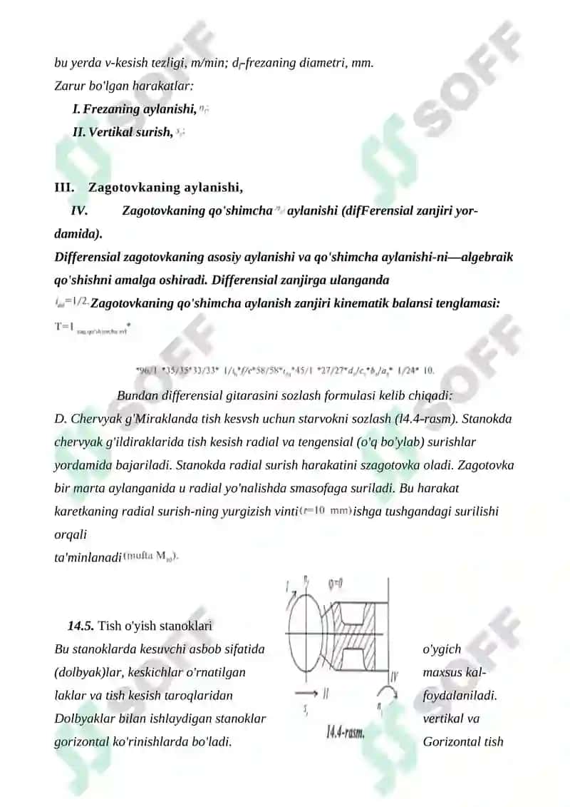 Tish va rezba kesish stanoklari 7