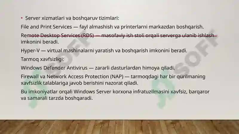 Windows Server OT 7