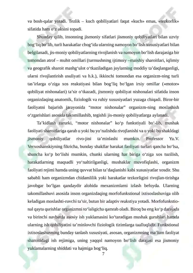 Chidamlilik jismoniy sifatini tarbiyalash 7