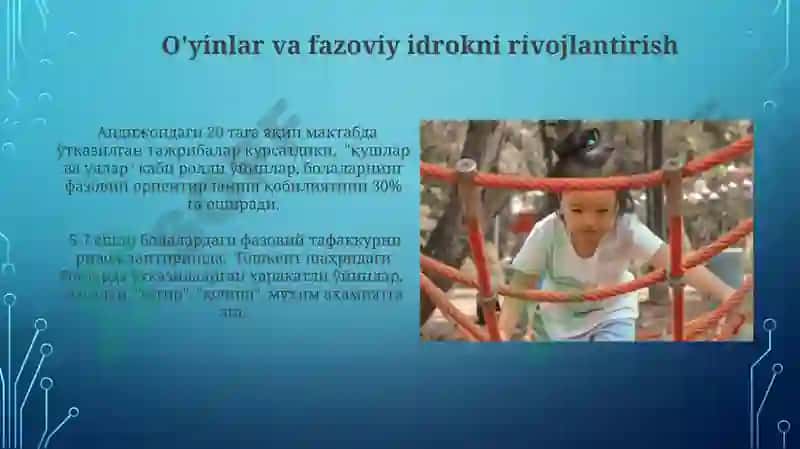 Bolalarda fazoda mo‘ljal olishni rivojlantirishning hissiy asosi 7
