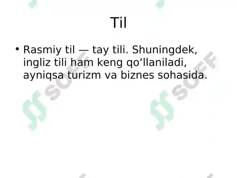 Tailand haqida 7