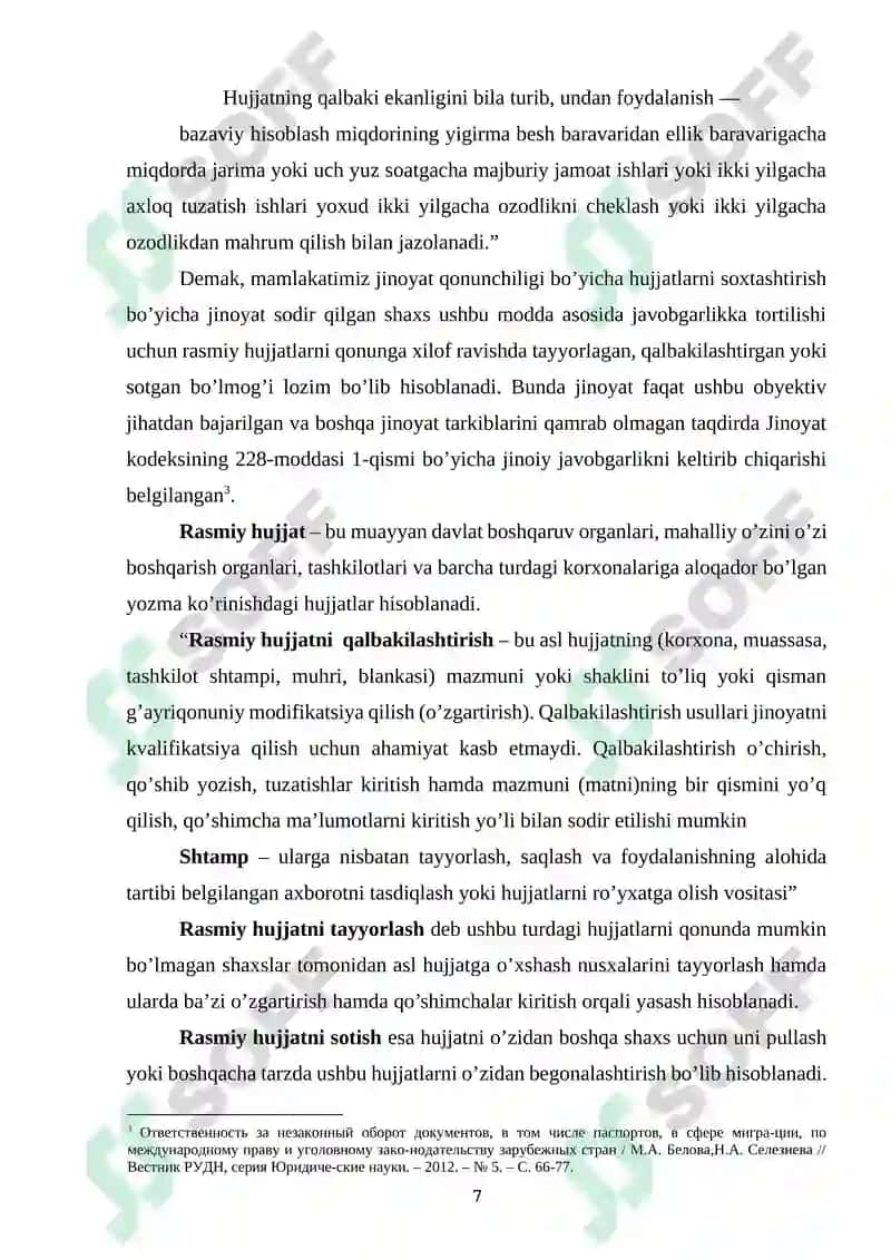 Hujjatlar, Shtamplar, Muhrlar va Blankalar Tayyorlash 7