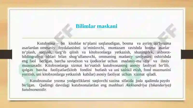 Kitob apparati bilan ishlash 7