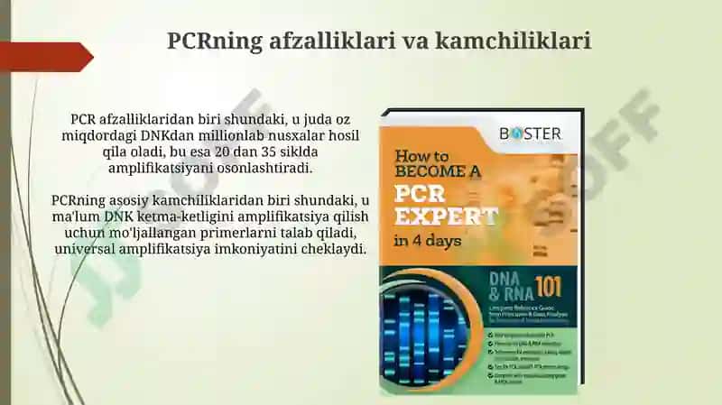PCRning asosiy tamoyillari 7