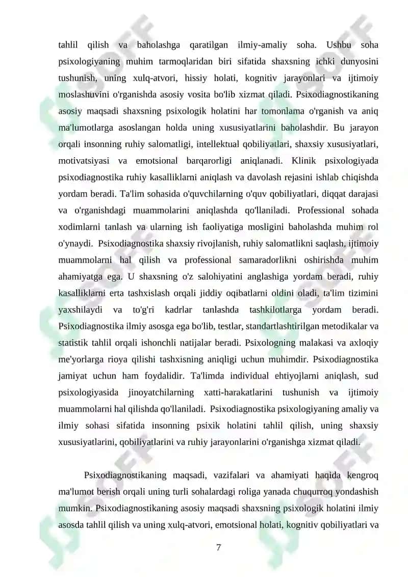 Psixodiagnostik Tushunchalar Lug'ati 7