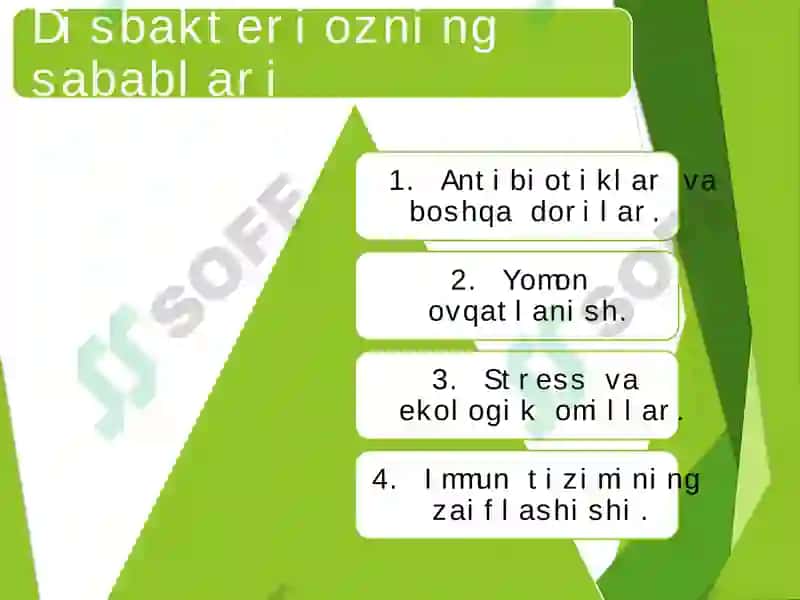 Disbakteriozning ta’rifi 7
