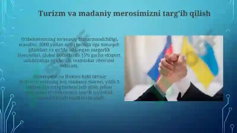 Madaniy almashinuv va diplomatiya 7