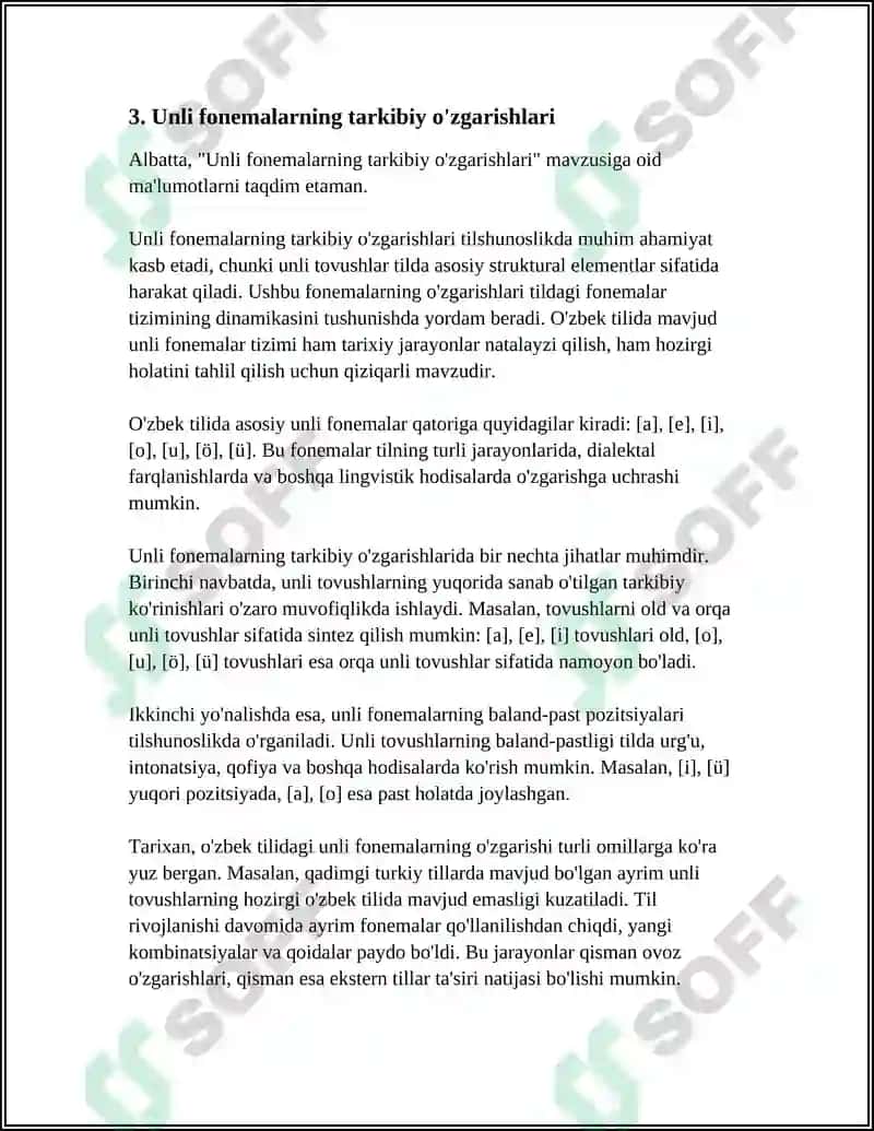 O'ZBEK TILSHUNOSLIGIDA UNLI FONEMALAR TAVSIFI 7