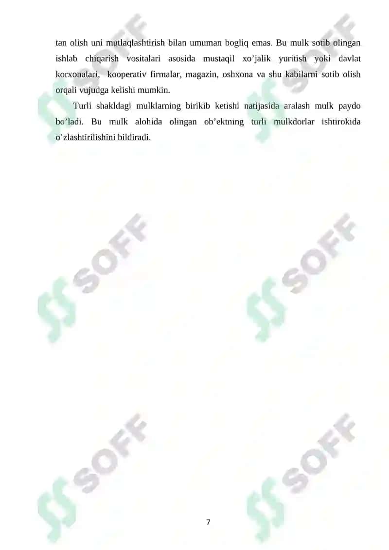 IJTIMOIY IQTISODIY TIZIMLAR VA ULARNING ANDOZALARI 7
