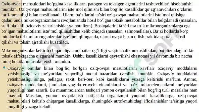 Oziq-ovqat bo‘yoqlarini ishlatishga ruxsat etilgan oziq-ovqat mahsulotlari ro‘yxati. 7