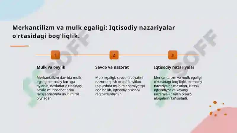 Erta merkantilizmning asosiy tamoyillari 7