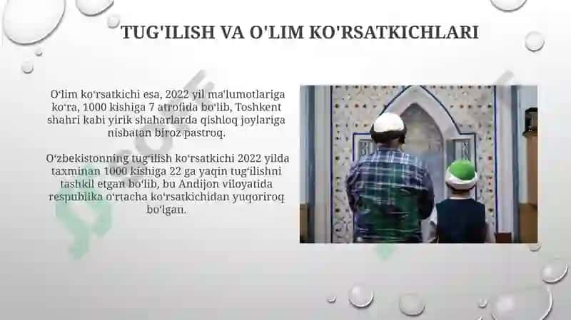 Oʻzbekistoning demografik salohiyati 7
