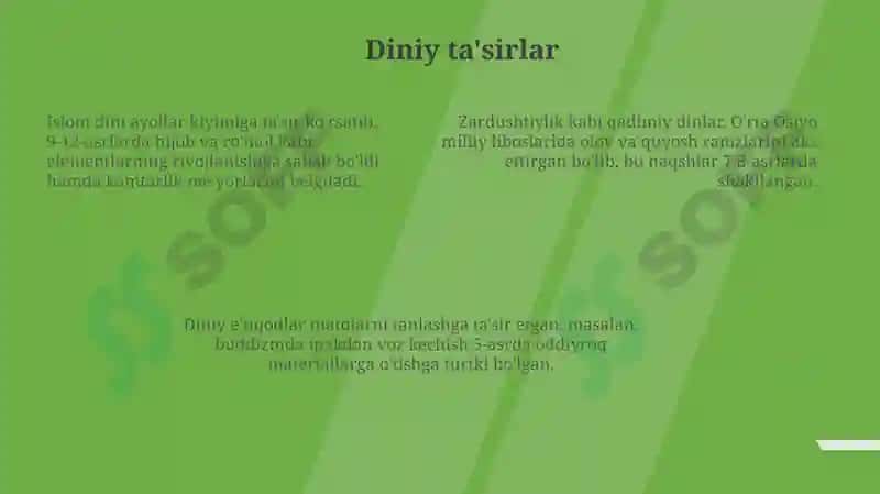 Milliy liboslar va ularning tarixiy rivojlanish bosqichi 7