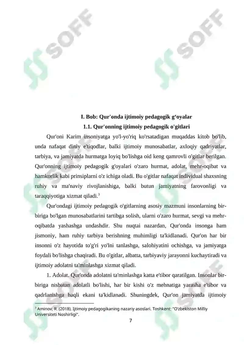 Qur'oni Karimda Ijtimoiy Pedagogik Gʻoyalar 7