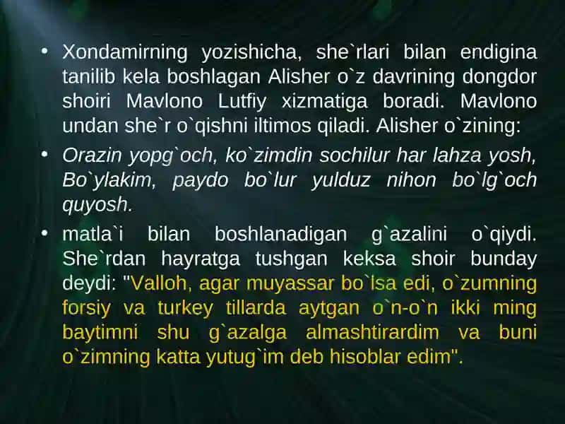 Alisher Navoiy hayoti va ijodi 7