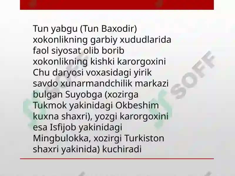 Ilko’rta asr davlat chilik va boshqaruv 7