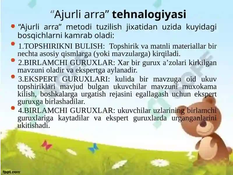 Лойиҳавий таълим технологияси 7